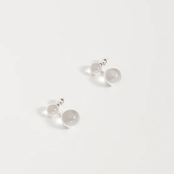 Sophie Buhai • Everyday Boule Earrings • Quartz - Picture 5 of 7